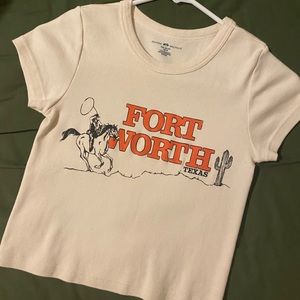 Brandy Melville “Fort Worth” Crop Top